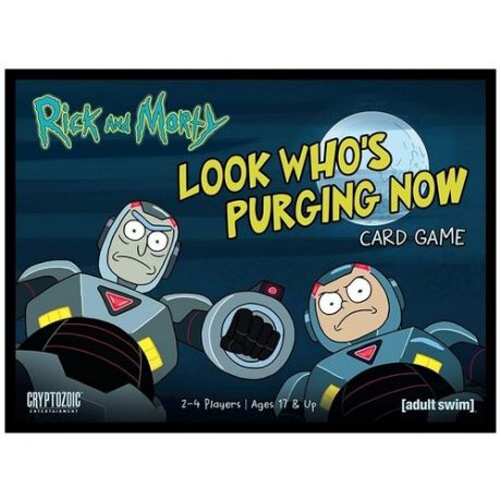 Настольная карточная игра Рик и Морти Смотри, кто чистит сейчас (Rick & Morty). Игра на английском языке