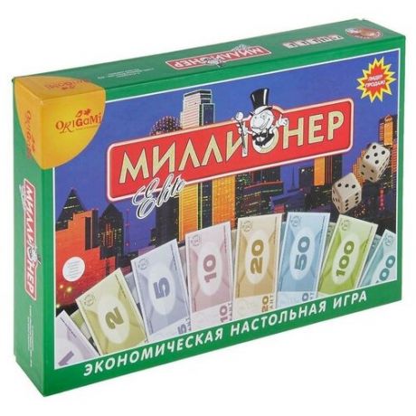 Настольная игра Миллионер-элит, твёрдая коробка 174675 .