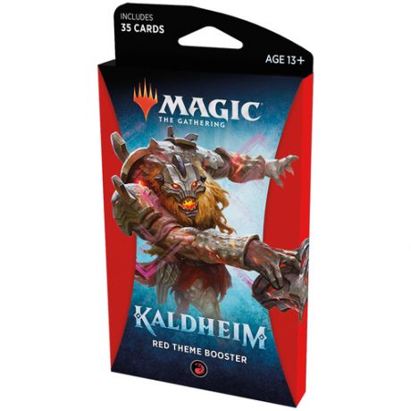 Дополнение для настольной игры - тематический бустер Red - Magic: the Gathering издания Kaldheim на английском языке