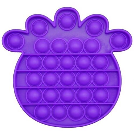 Игрушка антистресс Pop it fidget (медуза, фиолетовый)