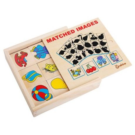 Деревянная развивающая игра лото / Сенсорная развивающая игра для детей