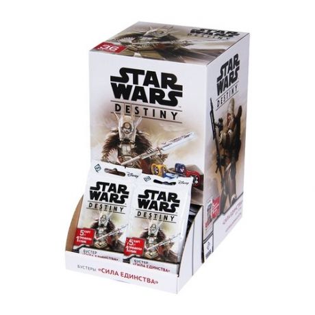 Дополнение для настольной игры HOBBY WORLD Star Wars Destiny. Сила единства (дисплей бустеров)