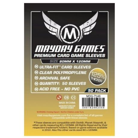 Протекторы для карт Mayday Games Dixit Magnum Ultra-Fit 80 x 120 мм