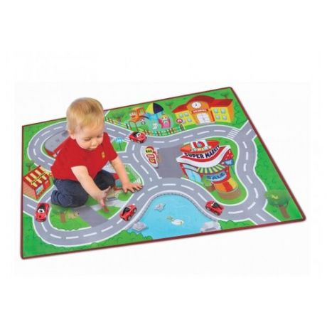 Детский игровой коврик Ferrari Junior City Playmat. Bburago Junior. 16-85007