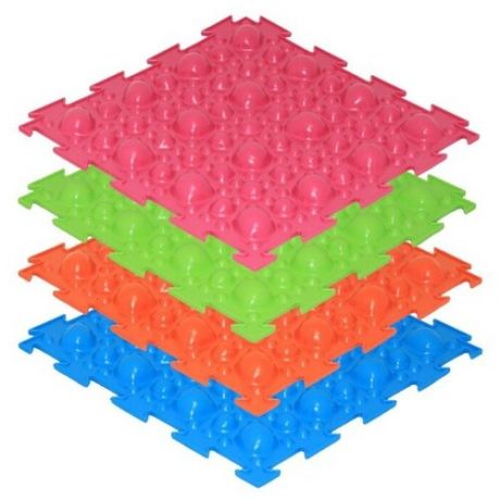 Массажный коврик 1 модуль «Орто. Камни жёсткие», цвета микс