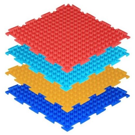 Массажный коврик 1 модуль «Орто. Шипы», цвета микс