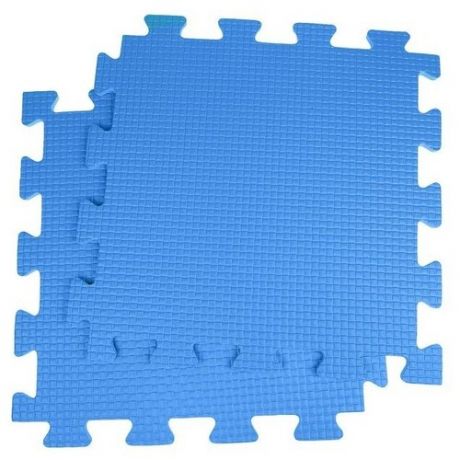 Жанетт Детский коврик-пазл, 1 × 1 м, синий
