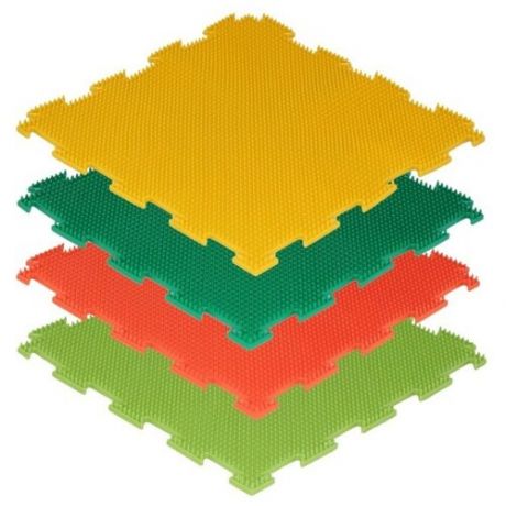 Массажный коврик - пазл, 1 модуль Орто. Трава мягкая, цвета микс Орто 1643243