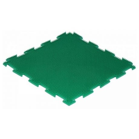 Коврик-пазл массажный Ортодон Трава мягкая 1 сегмент, зеленый