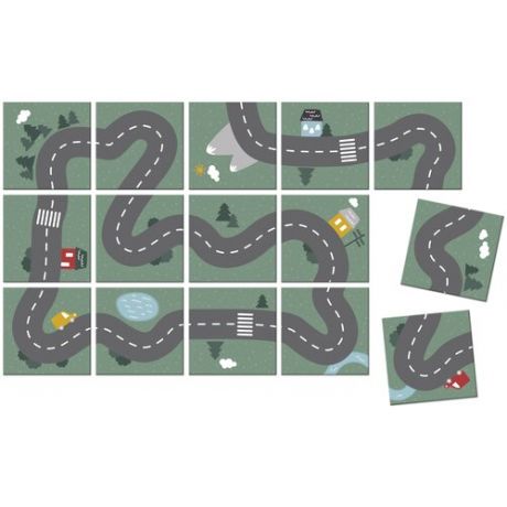 Игровой коврик Achoka Дорога - 15 элементов