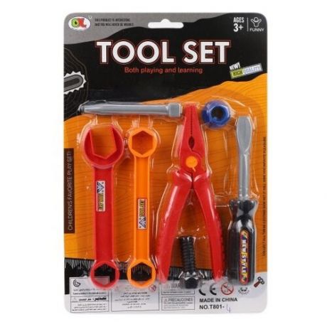 Наша игрушка Набор инструментов 7 предметов T801-4