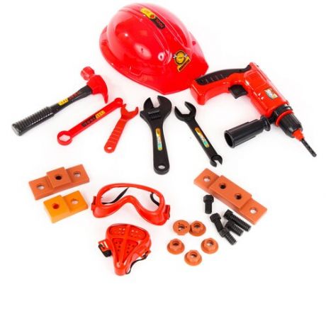 Набор детских игрушечных инструментов/детская мастерская/игровой набор строителя с детской дрелью