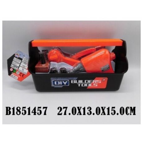 Набор строительных инструментов Shantou в пластиковом ящике (B1851457)