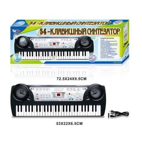 Синтезатор детский с микрофоном 54 клавиши RU5491-A