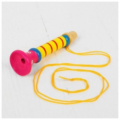 Музыкальная игрушка «Дудочка на веревочке», высокая, цвета микс