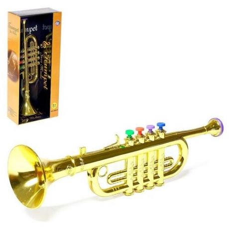 Игрушка музыкальная «Труба», цвета микс