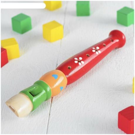 Музыкальная игрушка Дудочка средняя, цвета микс