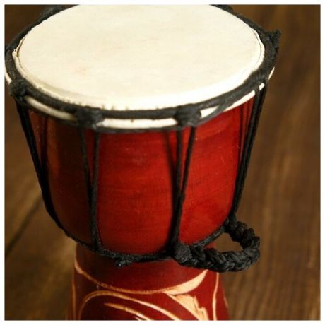 Музыкальный инструмент Барабан Джембе 11,5х11,5х20 см микс