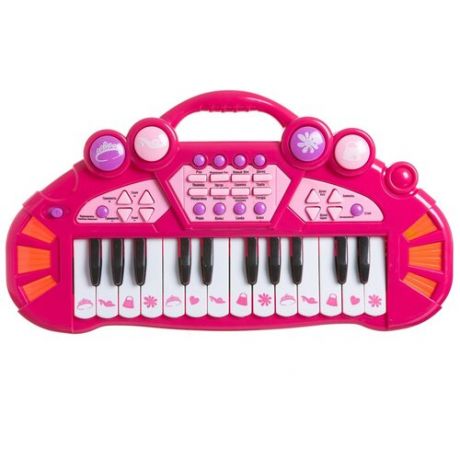 Синтезатор Bondibon 24 клавиши - розовый