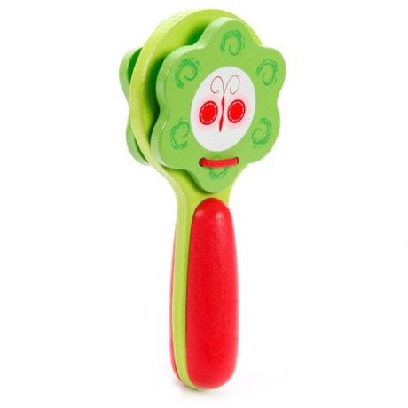 Трещотка красно-зеленая, игрушка Mapacha 76435