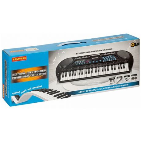 Синтезатор Клавишник с микрофоном и USB-шнуром 49 клавиш
