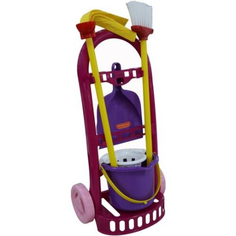 Игровой набор Palau Toys Чистюля-мини 44747/42910 розовый/фиолетовый/желтый