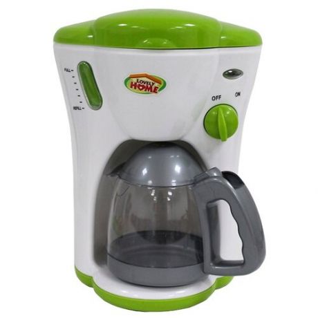 Кофеварка Kai-Ming Lovely Home 3209А зеленый/белый/серый