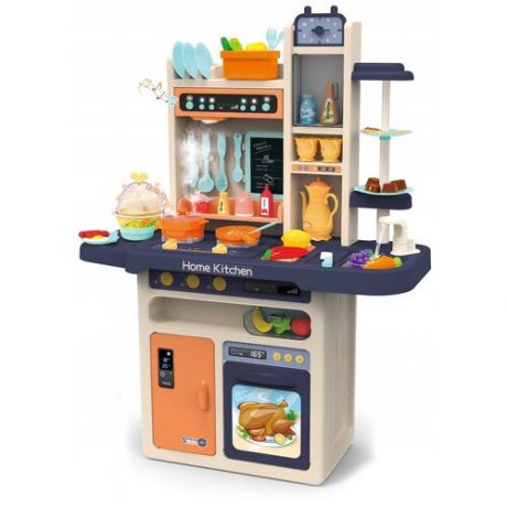 Игровой набор "Кухня" с аксессуарами, со световыми и звуковыми эффектами, 65 предметов. Junfa 889-161