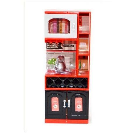 Детская кухня, игровой набор, 1 модуль с аксессуарами (шкафчики)