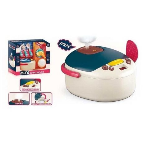 Детская кухня, игровой набор, Мультиварка с аксессуарами, со световыми и звуковыми эффектами
