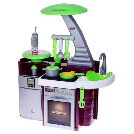 Игровой модуль «Кухня Laura» с варочной панелью, световые и звуковые эффекты, работает от батареек