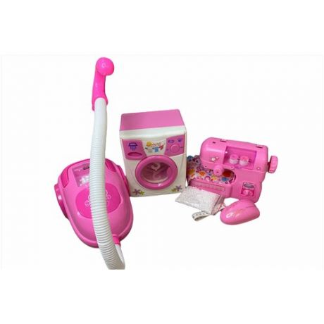 Игрушечный набор машинка стиральная машинка швейная пылесос/игрушка для девочек