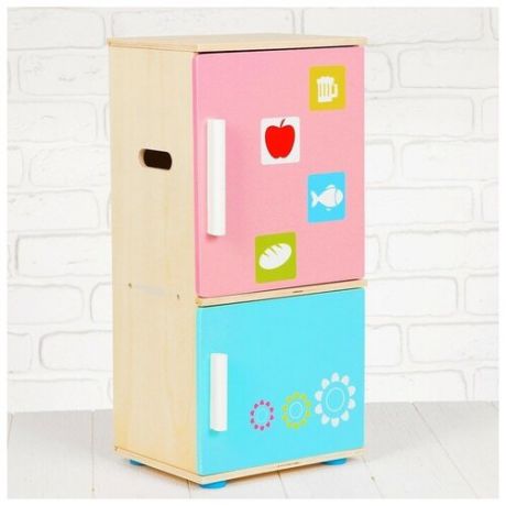 Игровой набор Холодильник с деревянными продуктами 3048126 .