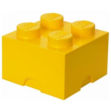 Ящик для хранения LEGO 4 Storage brick желтый