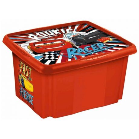 Ящик для игрушек deco-box Keeeper paulina "cars" 24 л