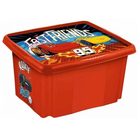 Ящик для игрушек deco-box Keeeper paulina "cars" 45 л