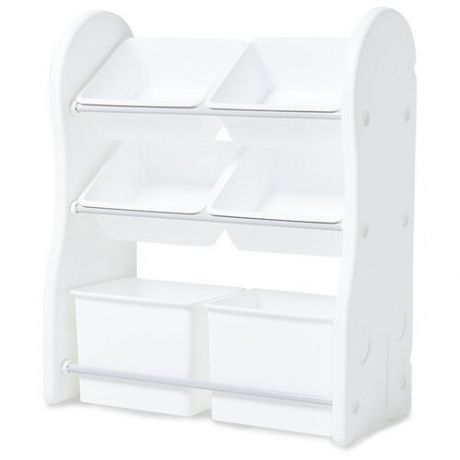 Стеллаж для игрушек IFAM New Design Organizer-1, белый / Хранение игрушек / Детская мебель