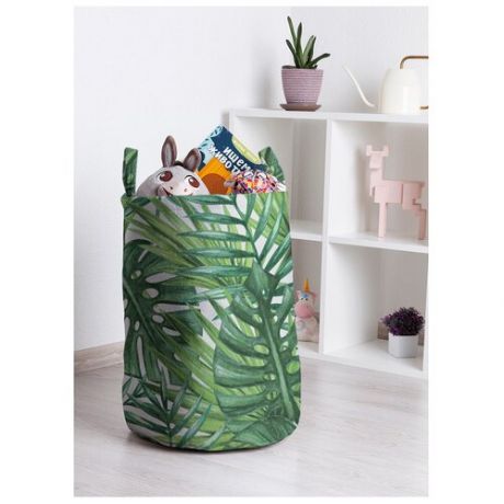 Корзина для игрушек "Тропические листья" 35x50 см, toba-36056