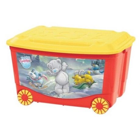 Ящик для игрушек на колесах С аппликацией "ME TO YOU" 580Х390Х335 ММ
