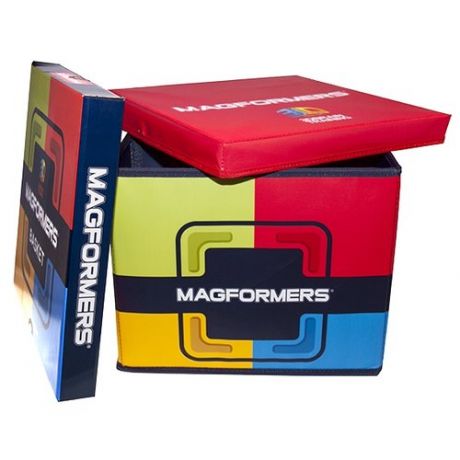 Контейнер Magformers 34х34х28 см (60100) голубой/желтый/зеленый/красный
