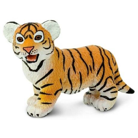 Бенгальский тигр детеныш фигурка-игрушка 6 х 2,2 х 4,5 см серия Дикие животные от 3 лет