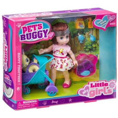 Набор игровой с куклой "Pets Buggy