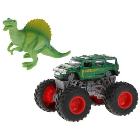 Игровой набор Пламенный мотор Монстр трак Мир динозавров с фигуркой спинозавра 870531