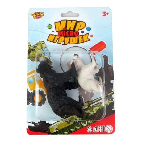 Фигурки Yako Мир игрушек Micro Животные M8836