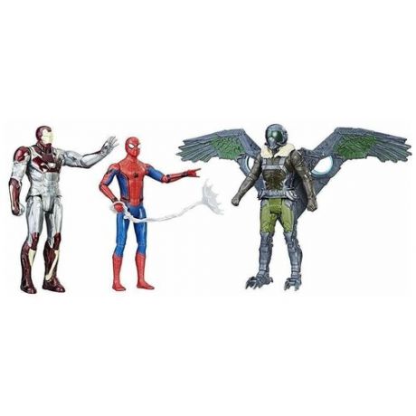 Игровые наборы и фигурки: Набор из 3 фигурок Человек паук, Железный человек и Стервятник - Marvel Legends, Hasbro