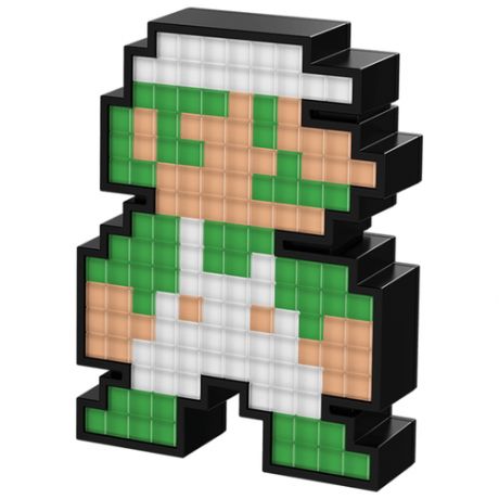 Светящаяся фигурка Pixel Pals: Super Mario Bros.: Luigi