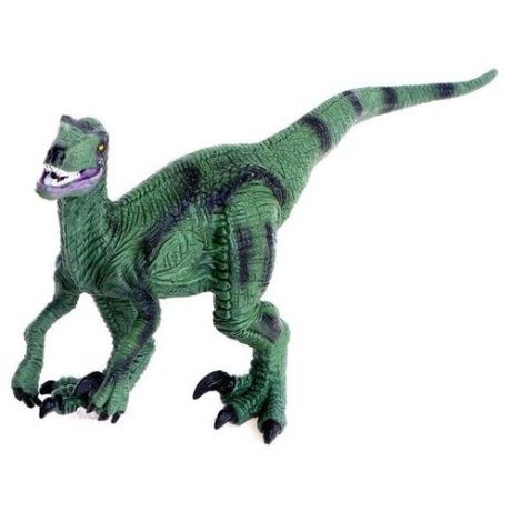 Зоомир Фигурка динозавра «Раптор», длина 26 см, мягкая