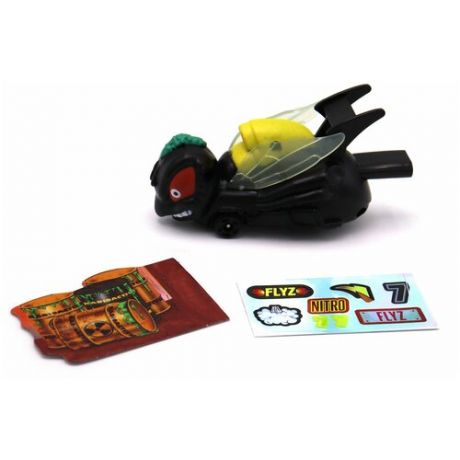 Игровой набор Bugs Racings Flyz Гонка жуков с 1 машинкой Муха черная K02BR002-8