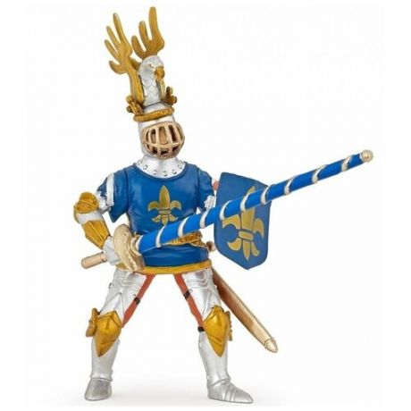 Фигурка Флёр де Лис - рыцарь знака королевской Лилии, синий 11 см из серии Рыцари и замки игрушка