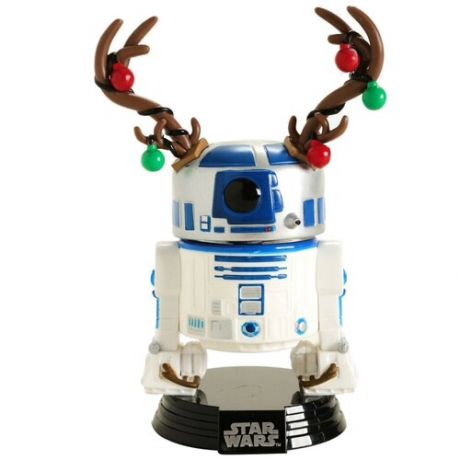 Фигурка Funko POP! Star Wars: Holiday - R2-D2 с оленьими рогами 33891